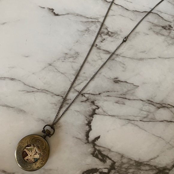 Ornate sea glass necklace - Picture 2 of 4